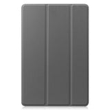 EIDERWOOD Samsung Galaxy Tab S11 / S10 Lite Tri-Fold Kunstskinn Flip Deksel – Grå