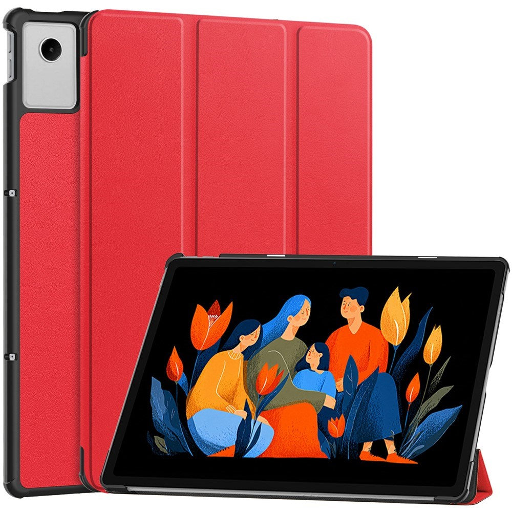 Lenovo Idea Tab Plus 12,1" EIDERWOOD Kunstskinn Flip Deksel med Flippfunksjon – Rød