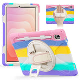 EIDERWOOD Samsung Galaxy Tab S11 Støtsikkert Deksel med 360 Graders Roterbar Støtte & Borrelåsstropp - Multi