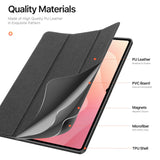 Samsung Galaxy Tab S11 Ultra DUX DUCIS DOMO Series Flip Deksel med Penneholder - Svart
