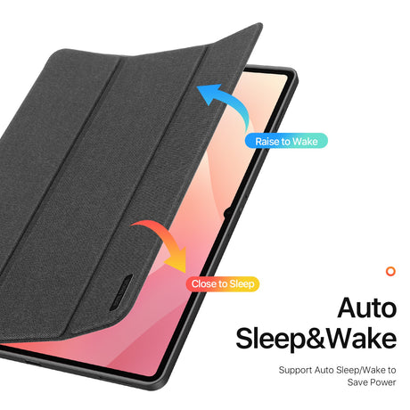 Samsung Galaxy Tab S11 Ultra DUX DUCIS DOMO Series Flip Deksel med Penneholder - Svart