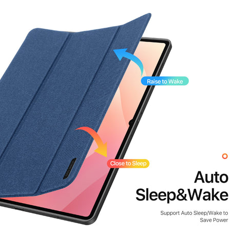 Samsung Galaxy Tab S11 Ultra DUX DUCIS DOMO Series Flip Deksel med Penneholder - Blå