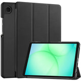 Samsung Galaxy Tab A11 EIDERWOOD Skinn Deksel m. Stativfunksjon - Svart
