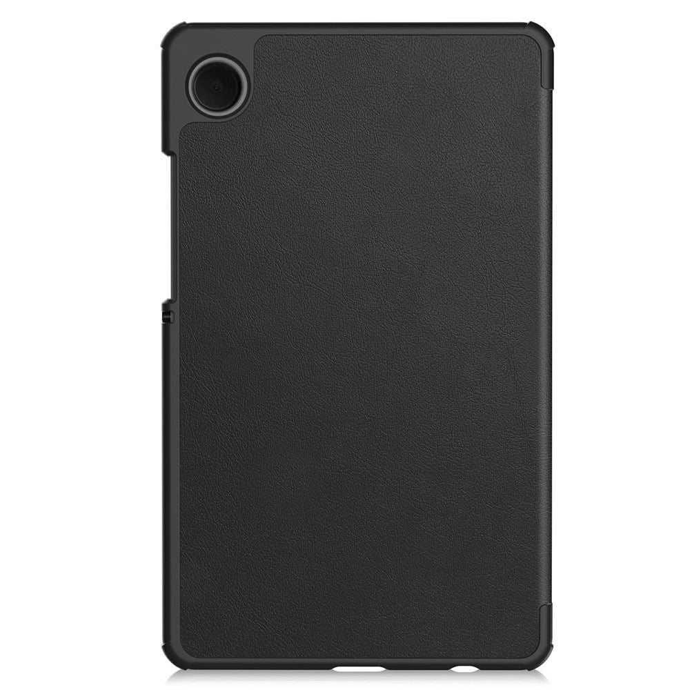 Samsung Galaxy Tab A11 EIDERWOOD Skinn Deksel m. Stativfunksjon - Svart