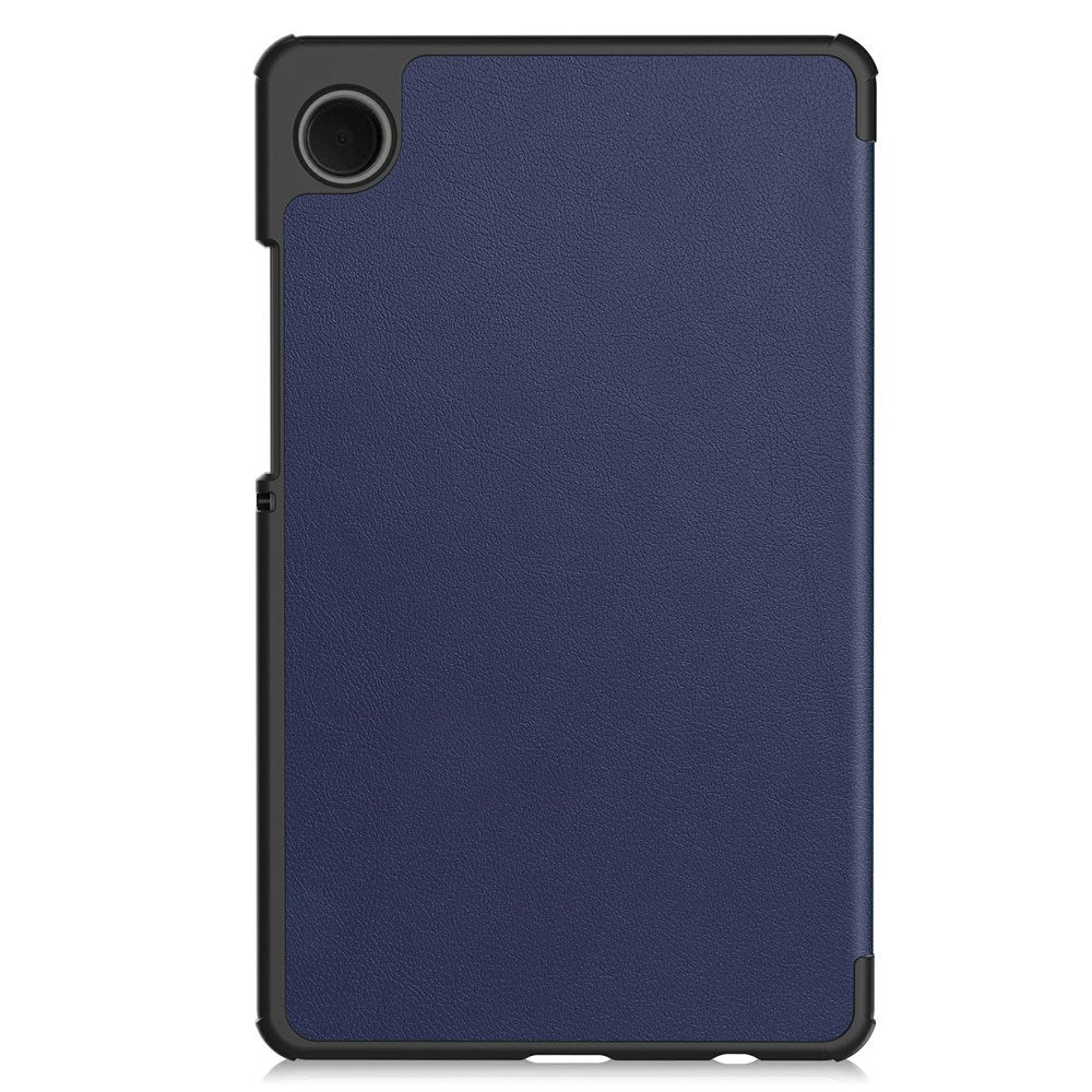 Samsung Galaxy Tab A11 EIDERWOOD Skinn Deksel m. Stativfunksjon - Blå