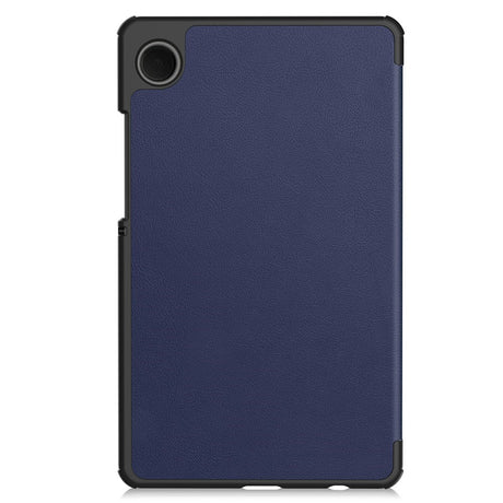 Samsung Galaxy Tab A11 EIDERWOOD Skinn Deksel m. Stativfunksjon - Blå