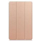 Samsung Galaxy Tab A11 EIDERWOOD Skinn Deksel m. Stativfunksjon - Rose Gold