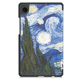 EIDERWOOD Samsung Galaxy Tab A11 Kunstskinn Flipp Deksel med Motiv - Nattehimmelen