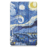 EIDERWOOD Samsung Galaxy Tab A11 Kunstskinn Flipp Deksel med Motiv - Nattehimmelen