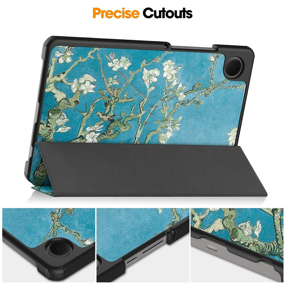EIDERWOOD Samsung Galaxy Tab A11 Kunstskinn Flipp Deksel med Motiv - Blomster