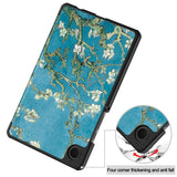 EIDERWOOD Samsung Galaxy Tab A11 Kunstskinn Flipp Deksel med Motiv - Blomster