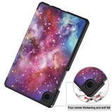 EIDERWOOD Samsung Galaxy Tab A11 Kunstskinn Flipp Deksel med Motiv - Galakse