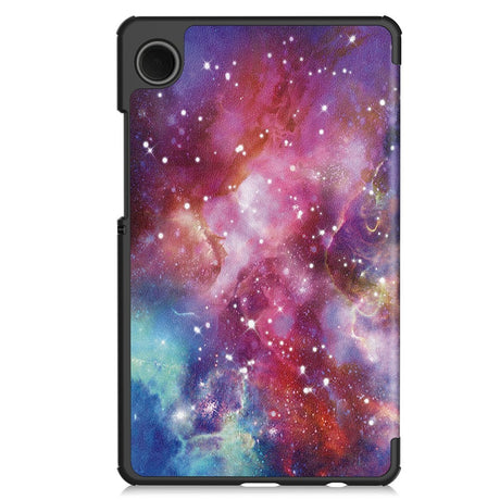 EIDERWOOD Samsung Galaxy Tab A11 Kunstskinn Flipp Deksel med Motiv - Galakse