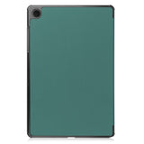 Samsung Galaxy Tab A11+ (Plus) EIDERWOOD Kunstskinn Deksel med Stativfunksjon - Grønn