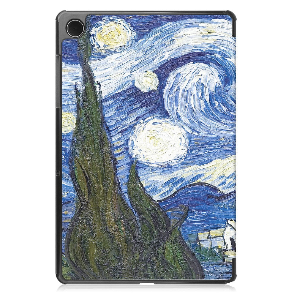 Samsung Galaxy Tab A11+ (Plus) EIDERWOOD Kunstskinn Flipp Deksel med Motiv - Stjernehimmel