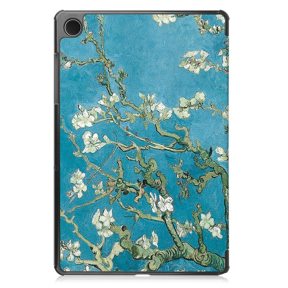 Samsung Galaxy Tab A11+ (Plus) EIDERWOOD Kunstskinn Flipp Deksel med Motiv - Blomster