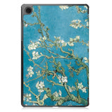 Samsung Galaxy Tab A11+ (Plus) EIDERWOOD Kunstskinn Flipp Deksel med Motiv - Blomster