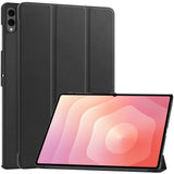Samsung Galaxy Tab S11 Ultra EIDERWOOD Skinn Deksel m. Stativfunksjon - Svart