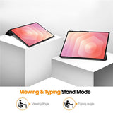 Samsung Galaxy Tab S11 Ultra EIDERWOOD Skinn Deksel m. Stativfunksjon - Svart