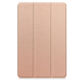 Samsung Galaxy Tab S11 Ultra EIDERWOOD Skinn Deksel m. Stativfunksjon - Rose Gold