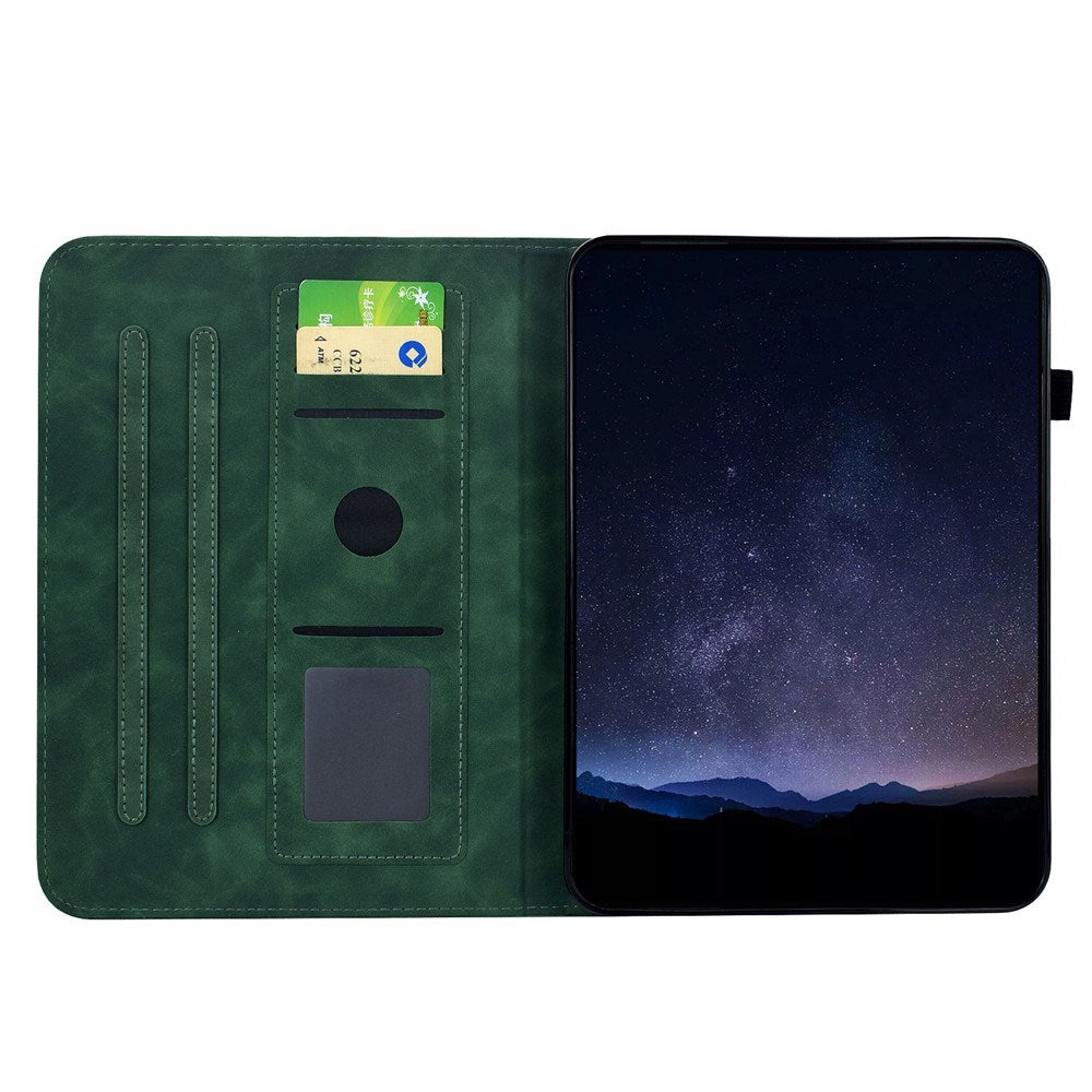 Lenovo Idea Tab Pro / Tab P12 Pro EIDERWOOD Flippdeksel med Blomstertrykk - Grønn