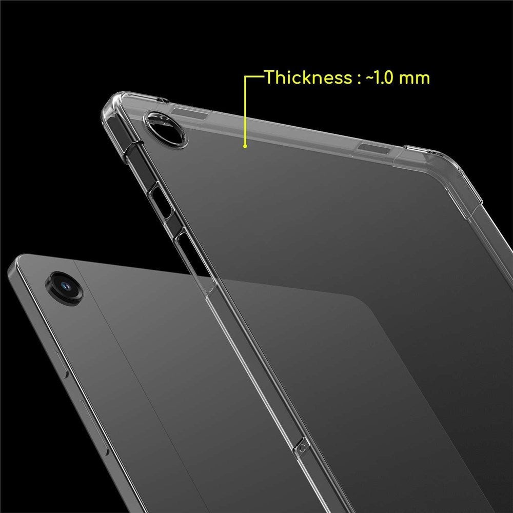 Samsung Galaxy Tab A11+ (Plus) EIDERWOOD Fleksibelt Plast Deksel inkl. Herdet Glassbeskytter - Gjennomsiktig