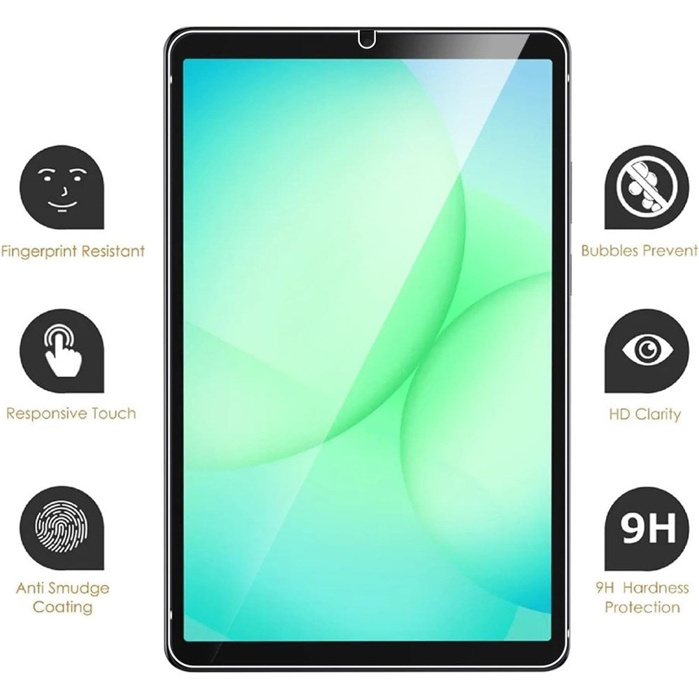 EIDERWOOD Samsung Galaxy Tab A11 Fleksibelt Plast Deksel inkl. Herdet Glassbeskytter - Gjennomsiktig