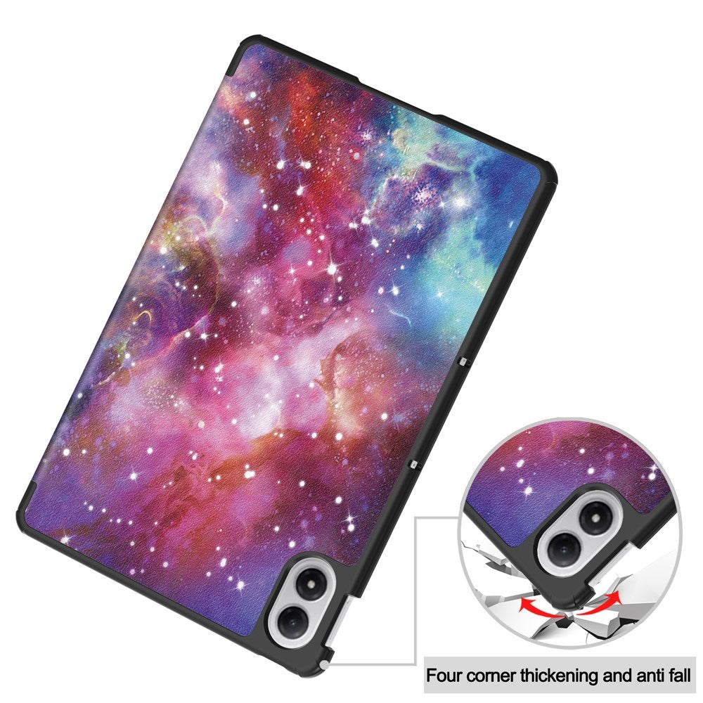 Xiaomi Redmi Pad 2 Pro EIDERWOOD Kunstskinn Flipp Deksel med Motiv - Galakse