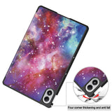 Xiaomi Redmi Pad 2 Pro EIDERWOOD Kunstskinn Flipp Deksel med Motiv - Galakse
