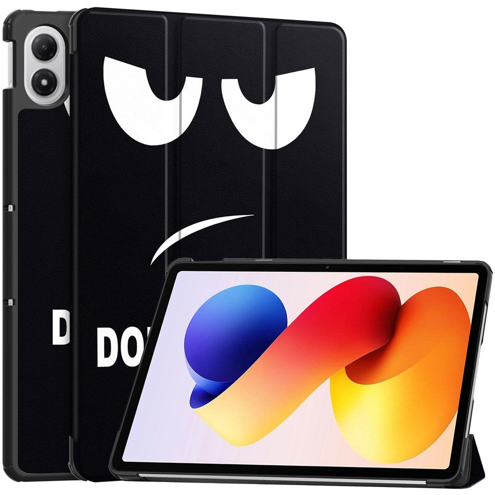 Xiaomi Redmi Pad 2 Pro EIDERWOOD Kunstskinn Flipp Deksel med Motiv - "Don't Touch Me"