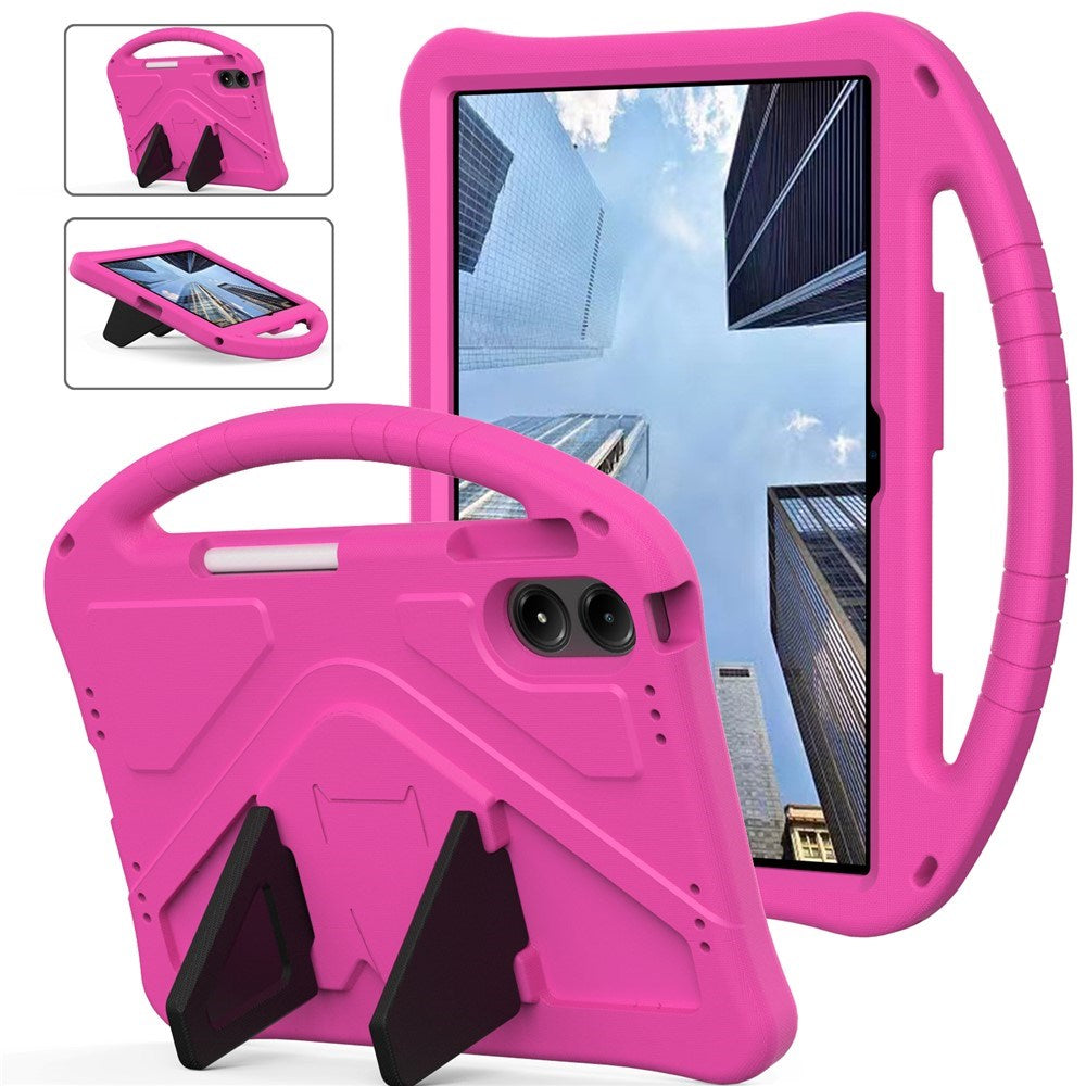 Xiaomi Redmi Pad 2 Pro EIDERWOOD Barnedeksel med Kickstand - Rosa
