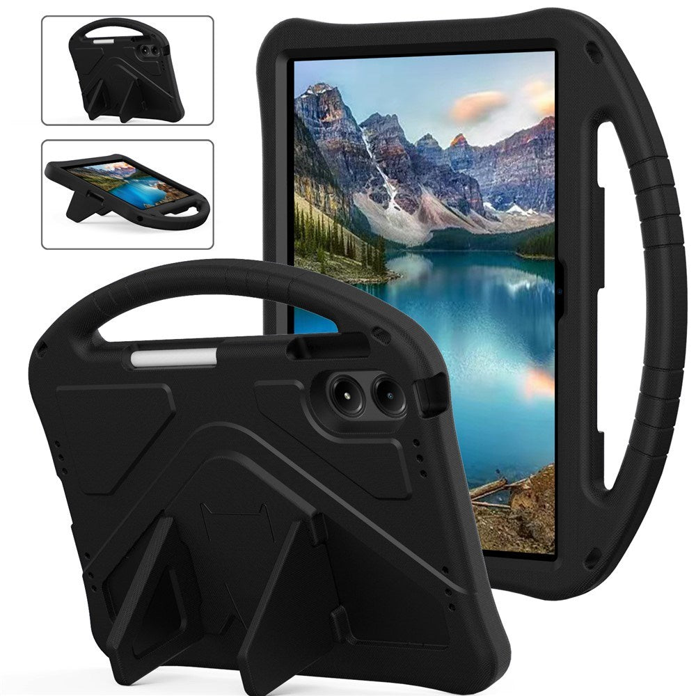 Xiaomi Redmi Pad 2 Pro EIDERWOOD Barnedeksel med Kickstand - Svart