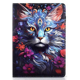 Lenovo Idea Tab Pro / Tab P12 Pro EIDERWOOD Fargerik Flippdeksel med Motiv – Katt