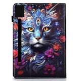 Lenovo Idea Tab Pro / Tab P12 Pro EIDERWOOD Fargerik Flippdeksel med Motiv – Katt