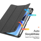 Xiaomi Pad 8 / 8 Pro / 7 / 7 Pro DUX DUCIS Tri-Fold Kunstskinn Flip Deksel - Svart