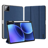 Xiaomi Pad 8 / 8 Pro / 7 / 7 Pro DUX DUCIS Tri-Fold Kunstskinn Flip Deksel - Blå