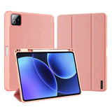 Xiaomi Pad 8 / 8 Pro / 7 / 7 Pro DUX DUCIS Tri-Fold Kunstskinn Flip Deksel - Rosa