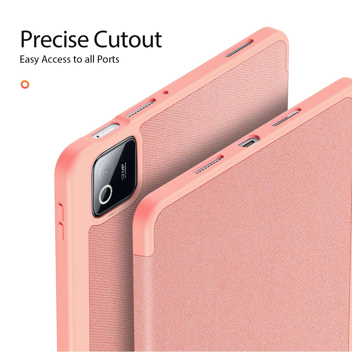 Xiaomi Pad 8 / 8 Pro / 7 / 7 Pro DUX DUCIS Tri-Fold Kunstskinn Flip Deksel - Rosa