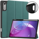 Lenovo Idea Tab Pro (2. Gen.) 13" EIDERWOOD Kunstskinn Flip Deksel m. Stativfunksjon & Pencil Holder - Grønn
