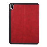 OPPO Pad 5 EIDERWOOD Kunstskinn Flip Deksel m. Ståfunksjon - Rød
