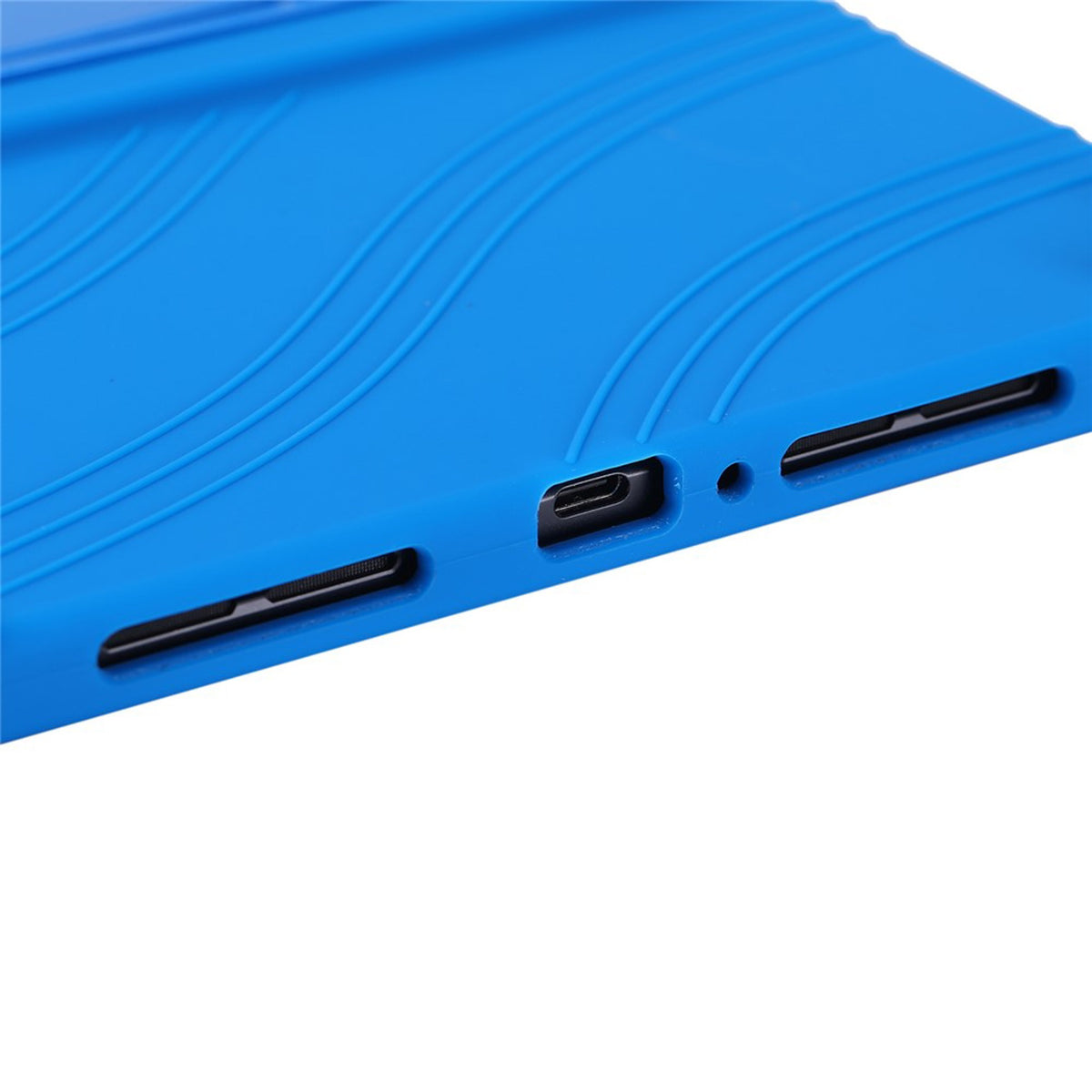 Lenovo Yoga Tab Gen 2 11.1" EIDERWOOD Robust Silikon Deksel m. Justerbar Kickstand & Støtabsorberende Hjørner - Blå