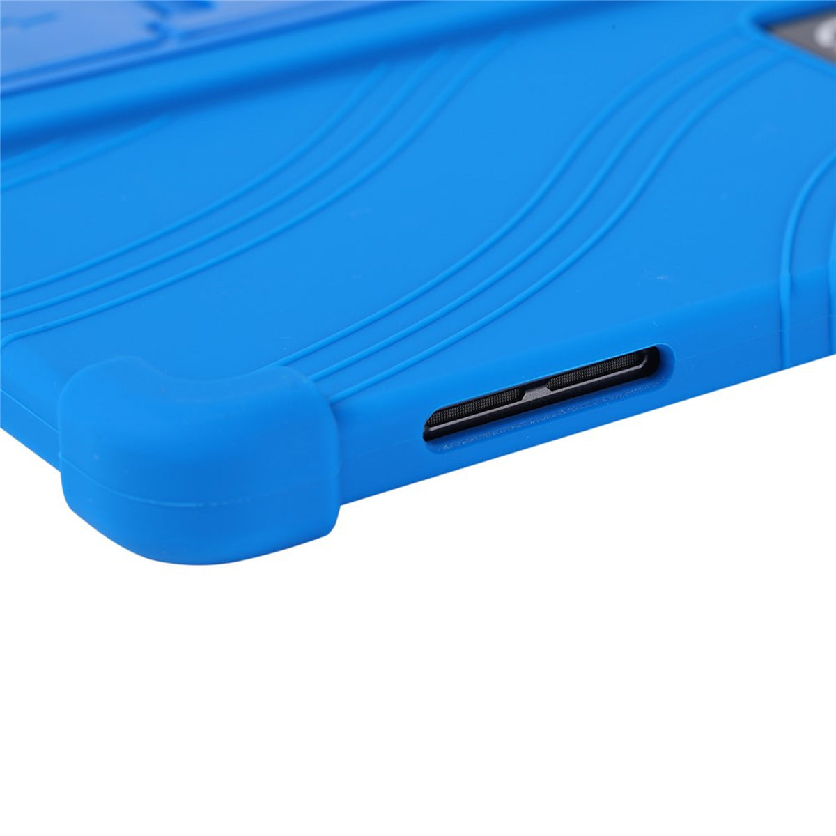 Lenovo Yoga Tab Gen 2 11.1" EIDERWOOD Robust Silikon Deksel m. Justerbar Kickstand & Støtabsorberende Hjørner - Svart