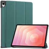 Samsung Galaxy Tab S12+ (Plus) EIDERWOOD Kunstskinn Deksel med Stativfunksjon - Grønn