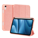 iPad Mini (2026) 8. Gen. DUX DUCIS DOMO Tri-Fold Kunstskinn Flip Deksel - Rosa