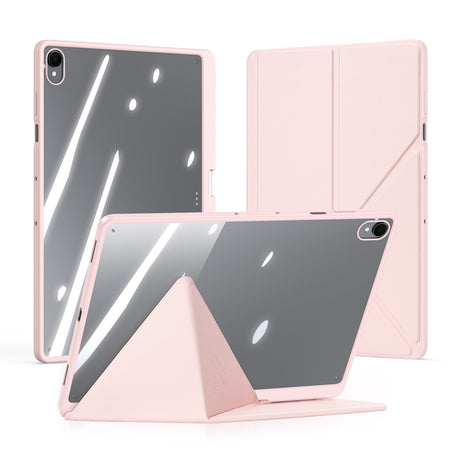 Samsung Galaxy Tab S12+ (Plus) DUX DUCIS Origami Hybrid Kunstskinn Flip Deksel - Rosa