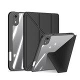 iPad Mini (2026) 8. Gen. DUX DUCIS MAGI Origami Hybrid Flip Deksel m. Ståfunksjon - Svart