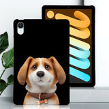 iPad Mini (2026) EIDERWOOD Fleksibelt Plast Deksel - Hund (Beagle-Harrier)