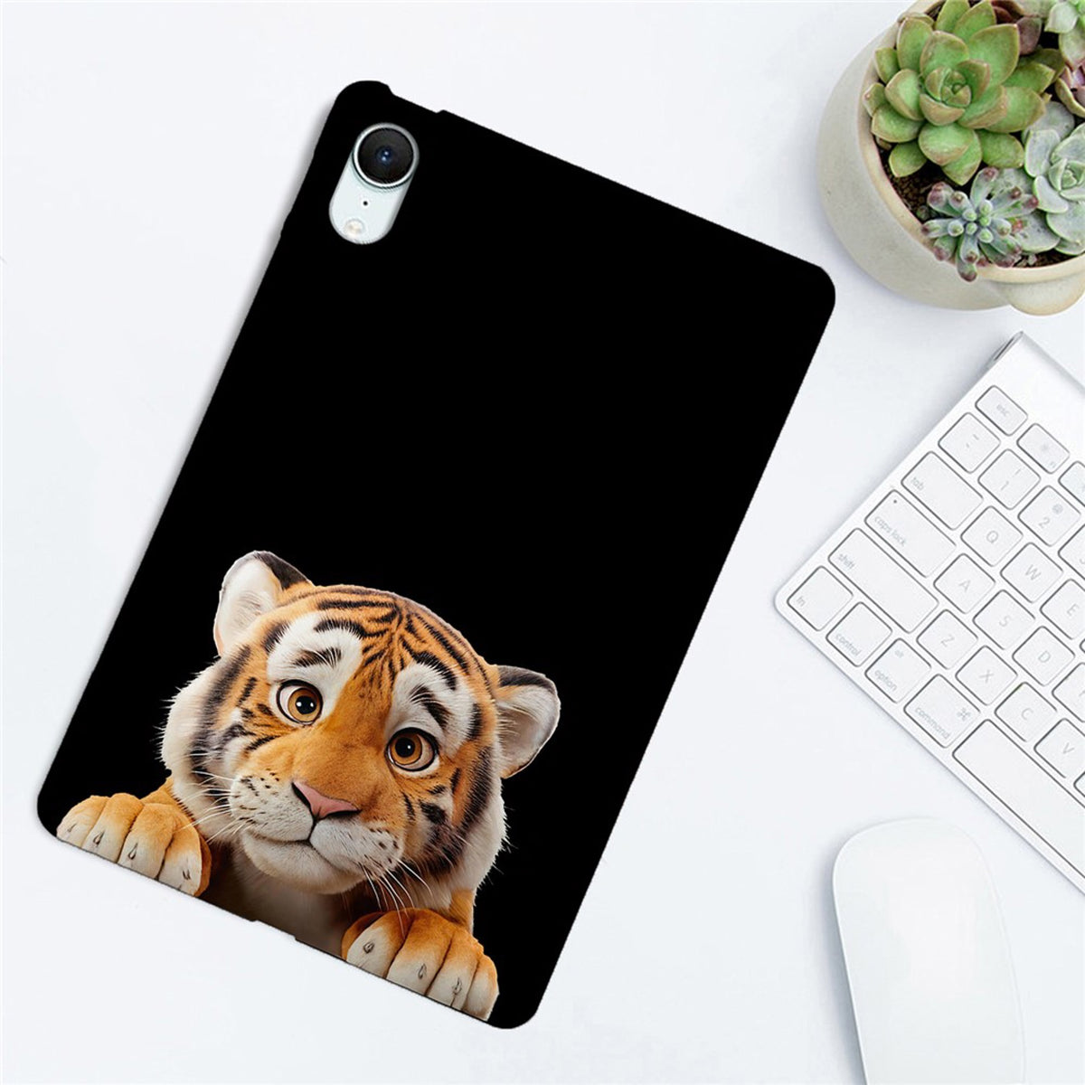 iPad Mini (2026) 8. Gen. EIDERWOOD Fleksibelt Plast Deksel - Tiger