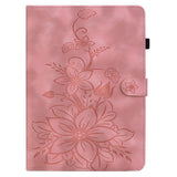 iPad Mini (2026) 8. Gen. EIDERWOOD Blomster Teksturert Kunstskinn Flip Deksel - Rosa