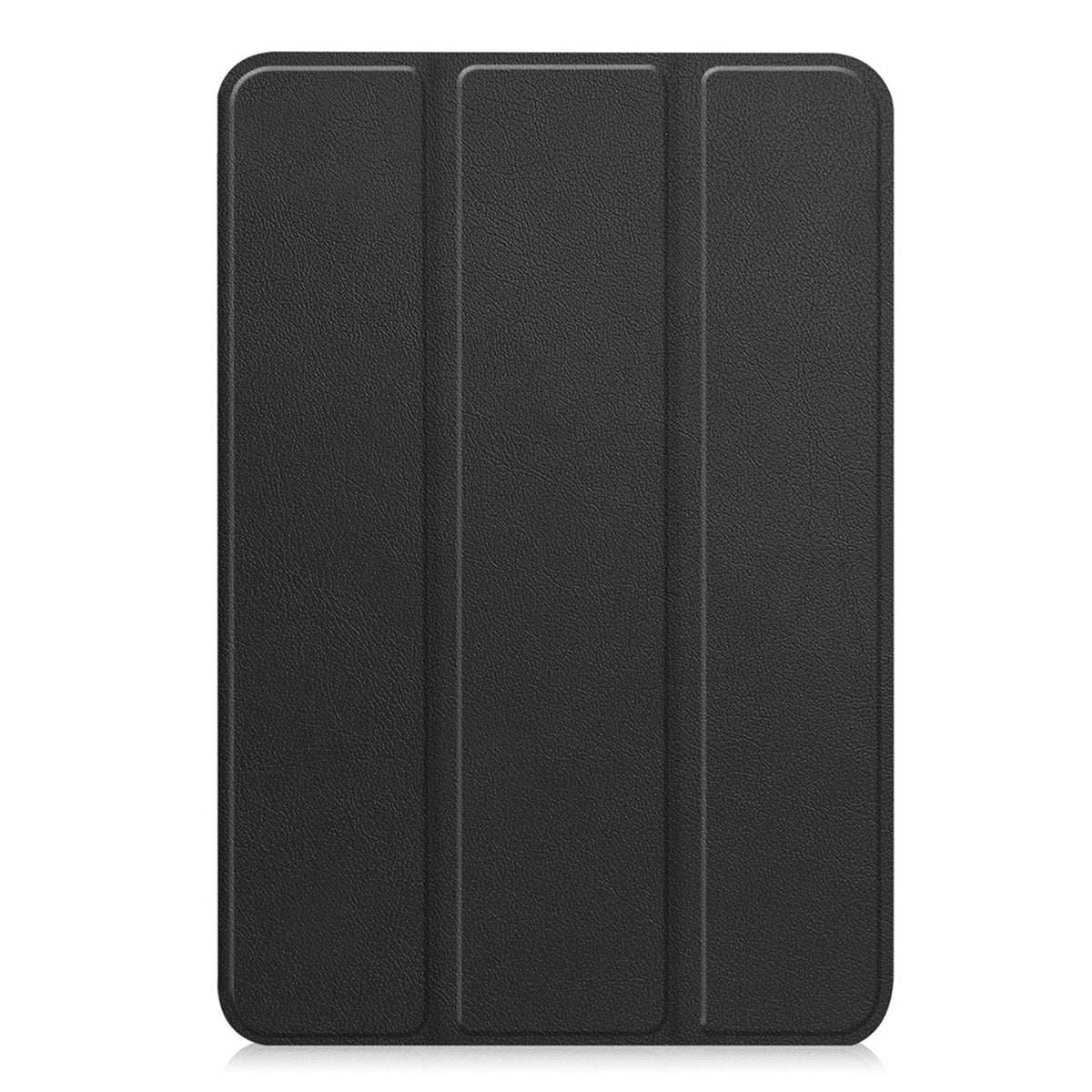 iPad Mini (2026) 8. Gen. EIDERWOOD Kunstskinn Tri-Fold Flip Deksel m. Støttefunksjon - Svart